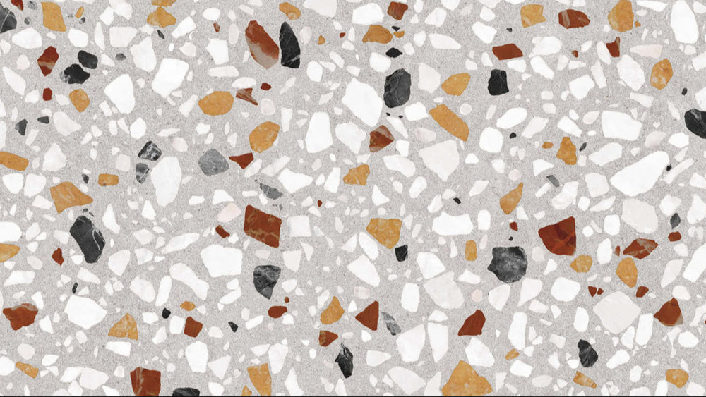 Agglo Lido 600x600mm Matt Terrazzo Look Tile