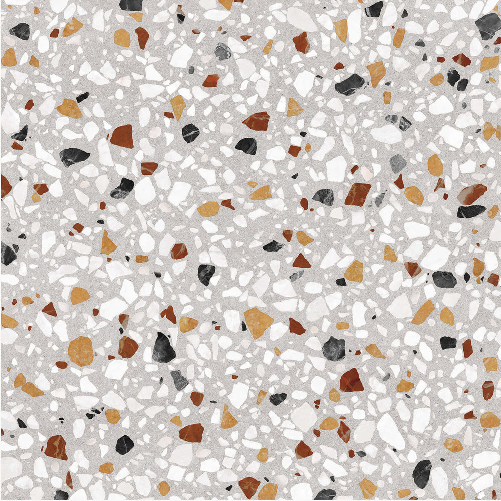 Agglo Lido 600x600mm Matt Terrazzo Look Tile