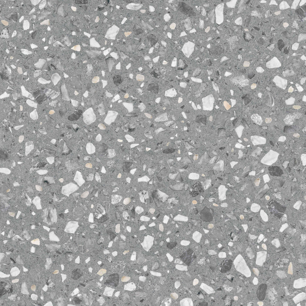Agglo Lido 600x600mm Matt Terrazzo Look Tile