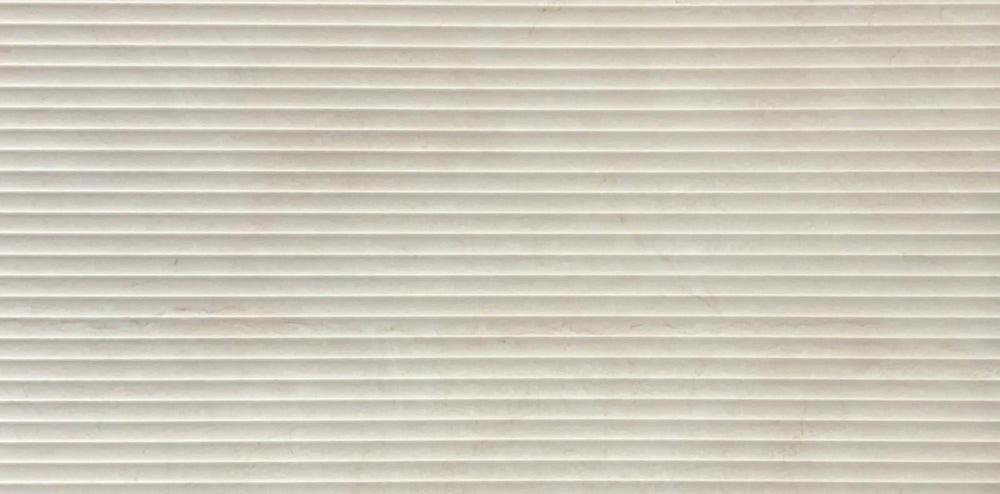 Bottacino Alabaster Matt 600x1200 Light Beige 3D Flute Feature Marble Look Tile