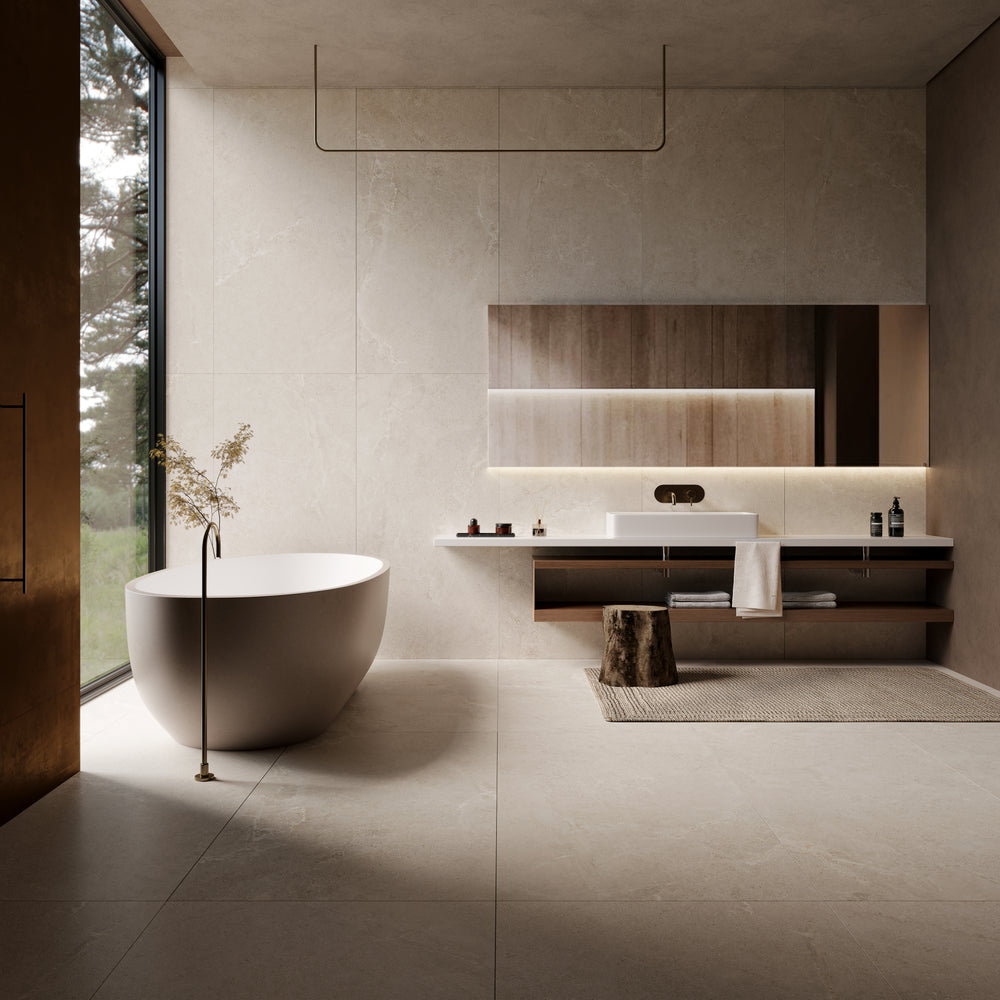 Anthology Crema 300x600mm External Natural Stone Look tile