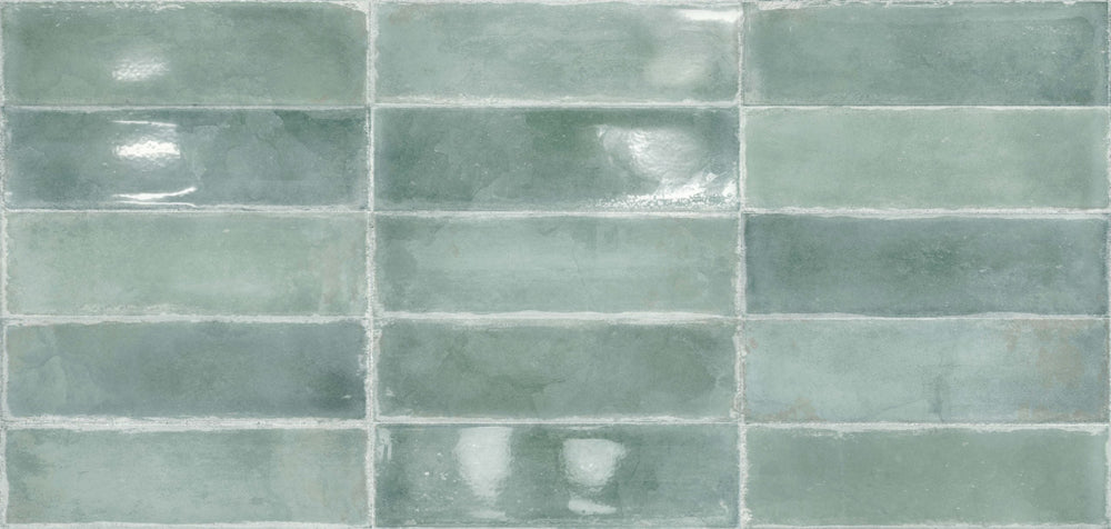Atlantique Amande Gloss 69x240mm Handmade Look Almond Subway Tile
