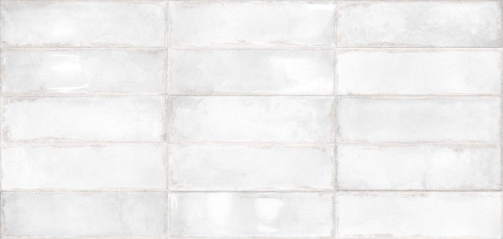 Atlantique Amande Gloss 69x240mm Handmade Look Almond Subway Tile