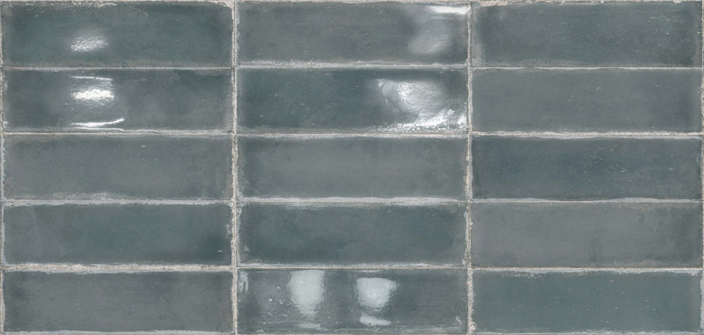 Atlantique Amande Gloss 69x240mm Handmade Look Almond Subway Tile