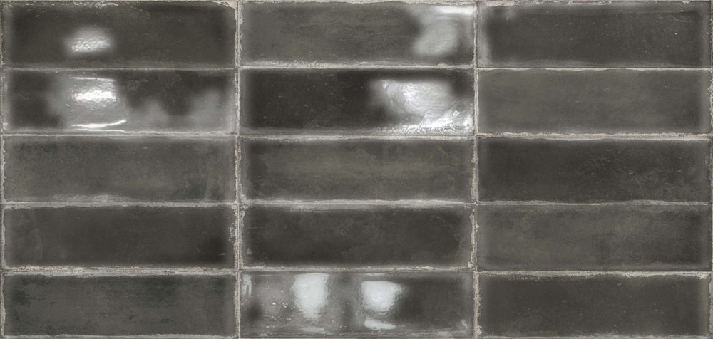Atlantique Amande Gloss 69x240mm Handmade Look Almond Subway Tile