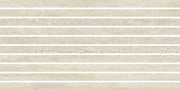 Avoca 300x600 Slats DÃÂ©cor Tile Matt Sabbia Vein Cut Travertine Look Tile