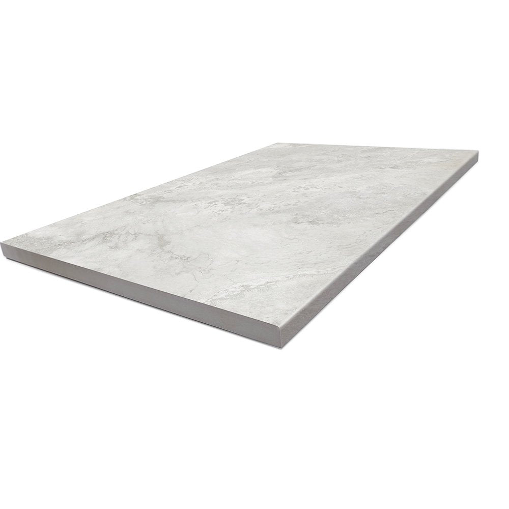 Baroque 400x600 Pencil Edge Bullnose Light Grey