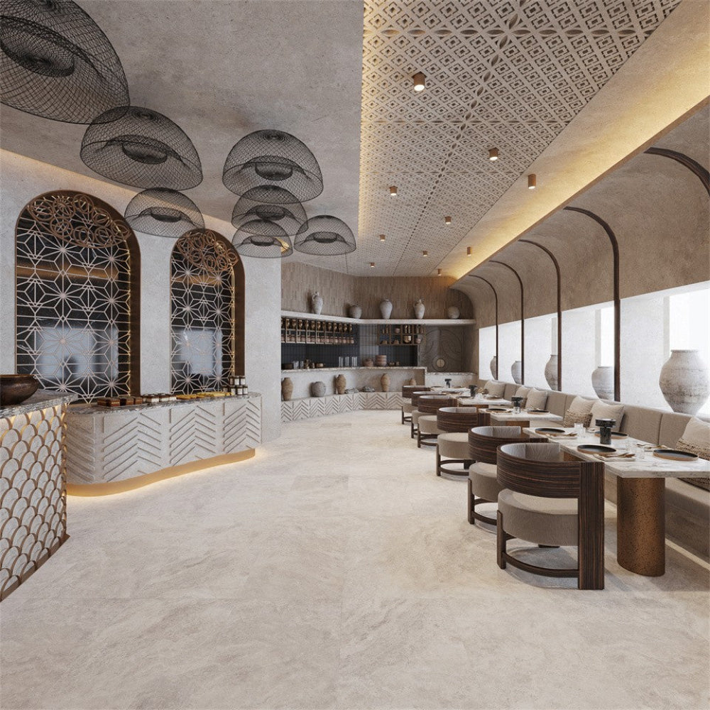 EarthCast Travertine Look Porcelain Tile