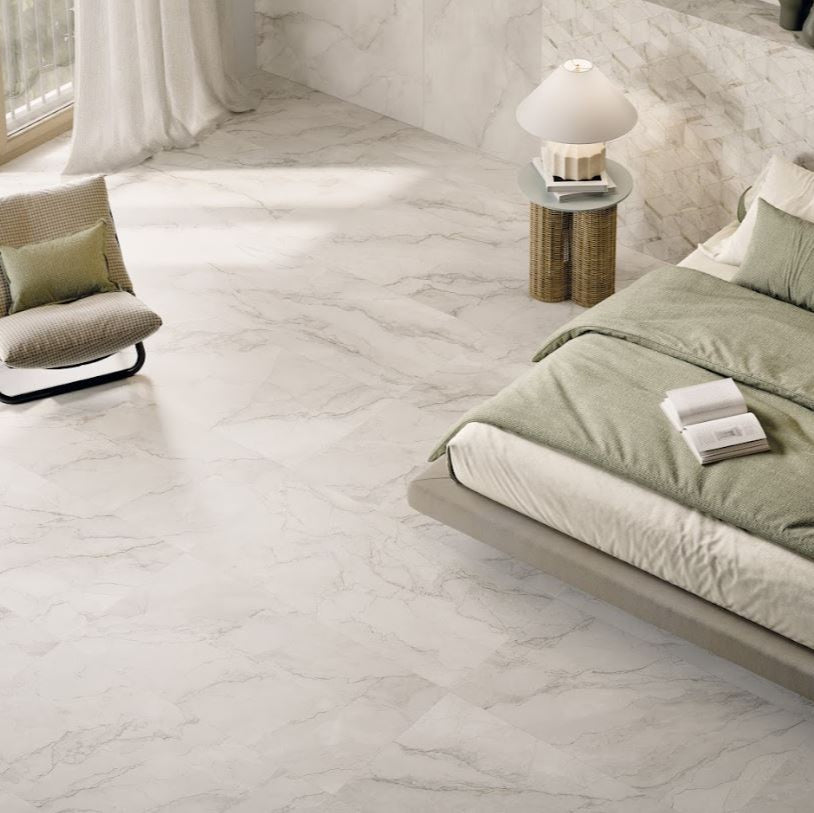Bolgheri Stone Gardenia 600x1200mm Natural Matt Finish Porcelain Tile