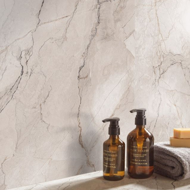 Bolgheri Stone Gardenia 600x1200mm Natural Matt Finish Porcelain Tile