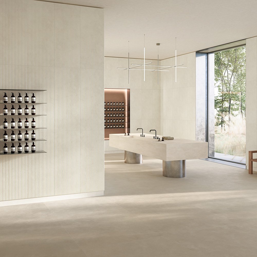 Boost Expression Haze 600x600mm Matt Sensitech Concrete Look Tile