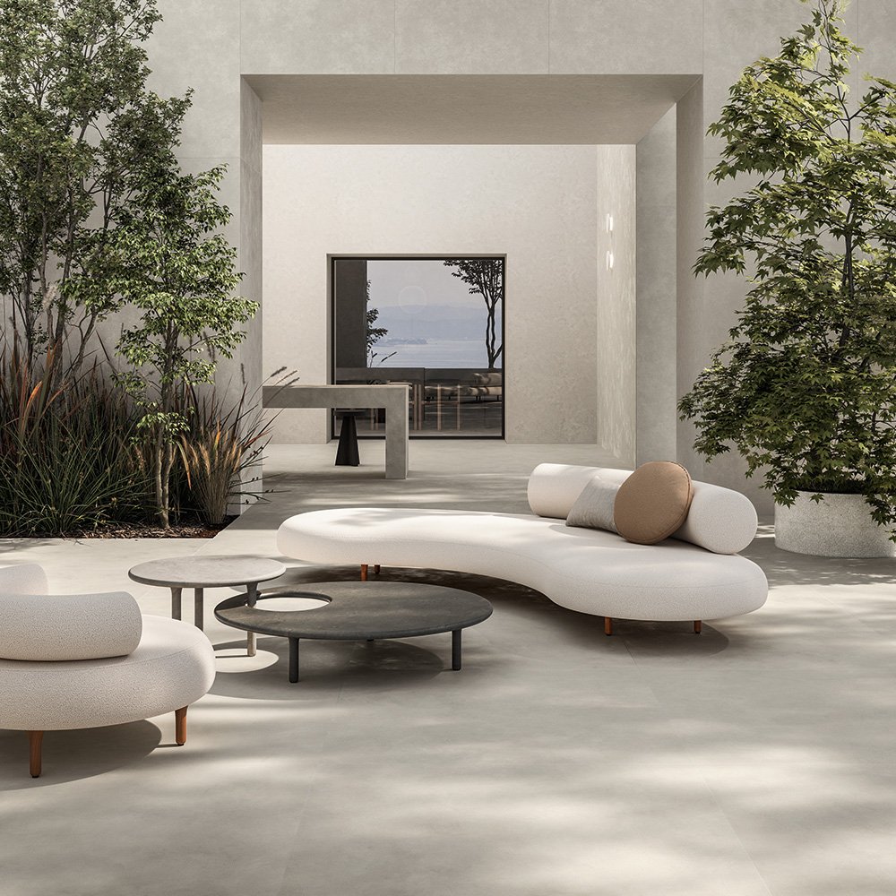 Boost Expression Haze 600x600mm Matt Sensitech Concrete Look Tile