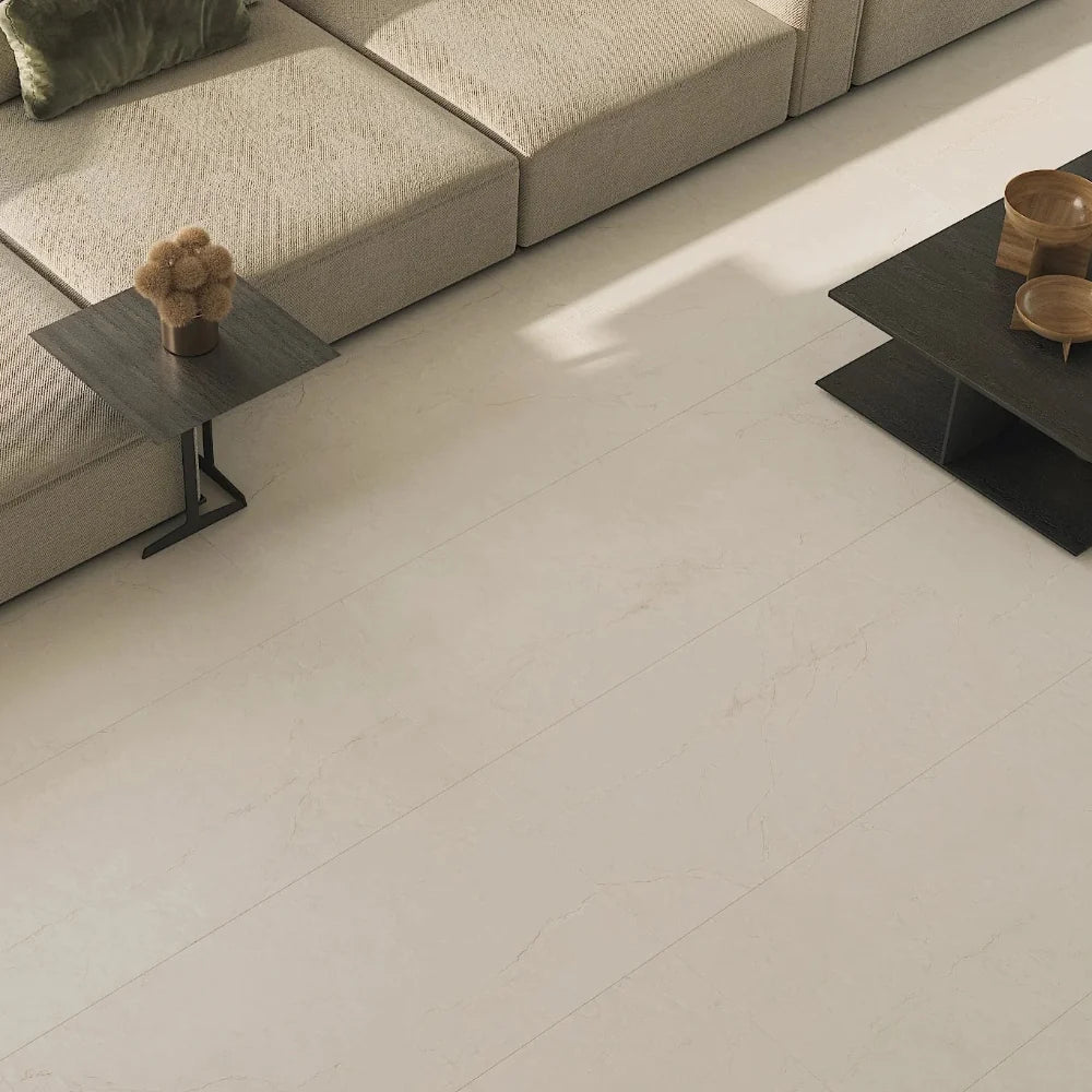 Botticino Alabaster Matt 600x1200 Light Beige Marble Look Tile