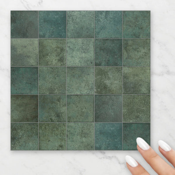 Tahiti Emerald 147x147 Anti-Slip Matte Porcelain Tile