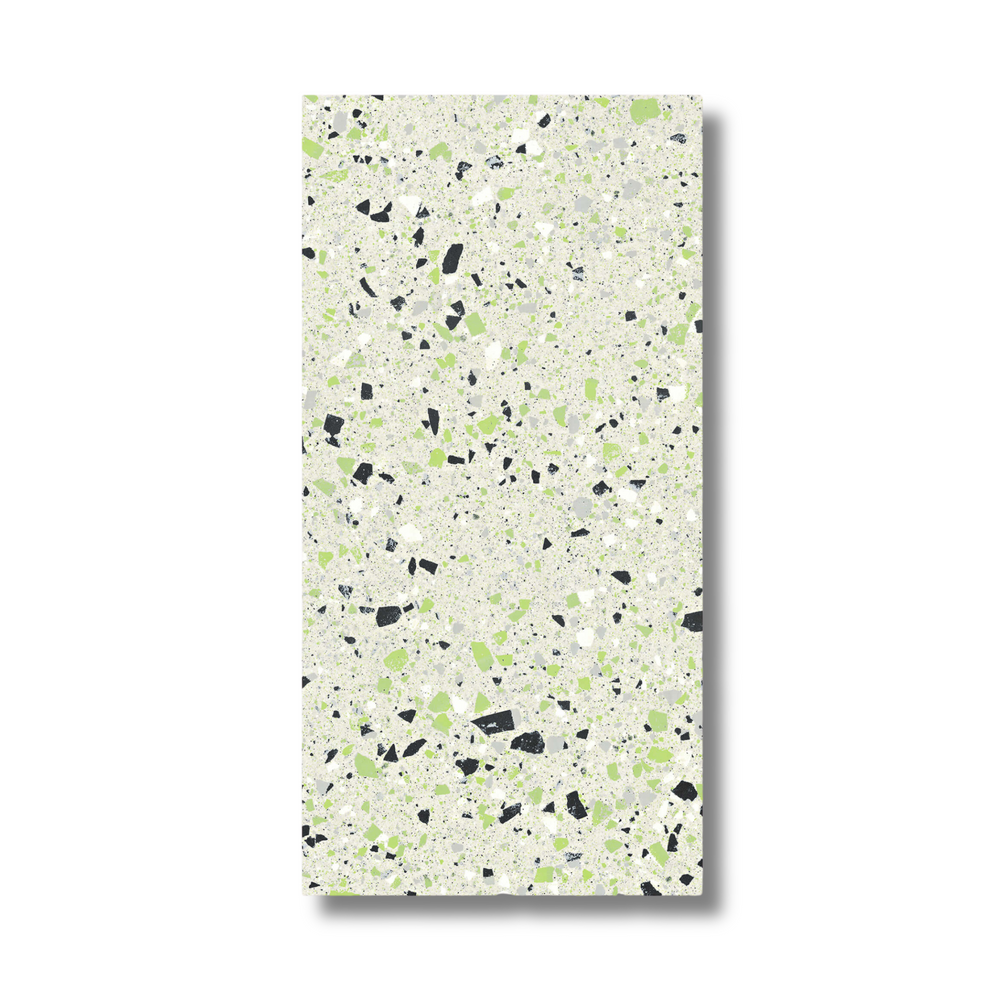 Venice Silver 600x600mm Matt Terrazzo Look Tile