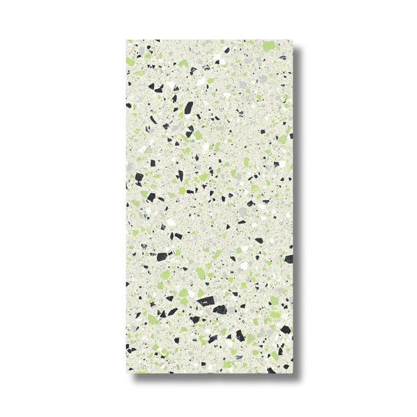 Venice Green 300x600mm Matt Terrazzo Look Tile