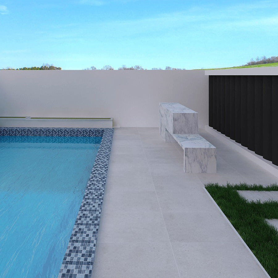 Concave Stack Mosaic Tile Concave