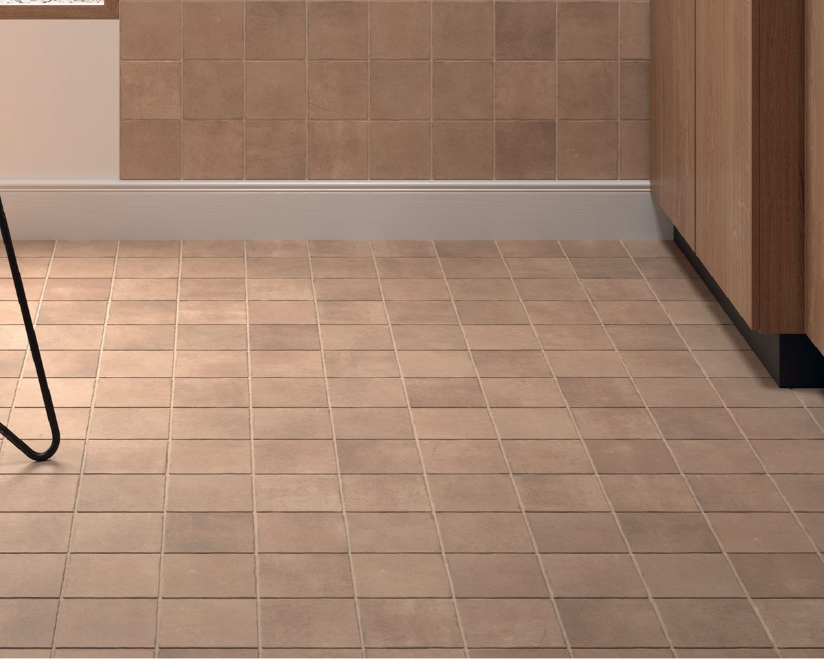 Majorca Cotto Matt Porcelain Square Wall Tile 100x100mm