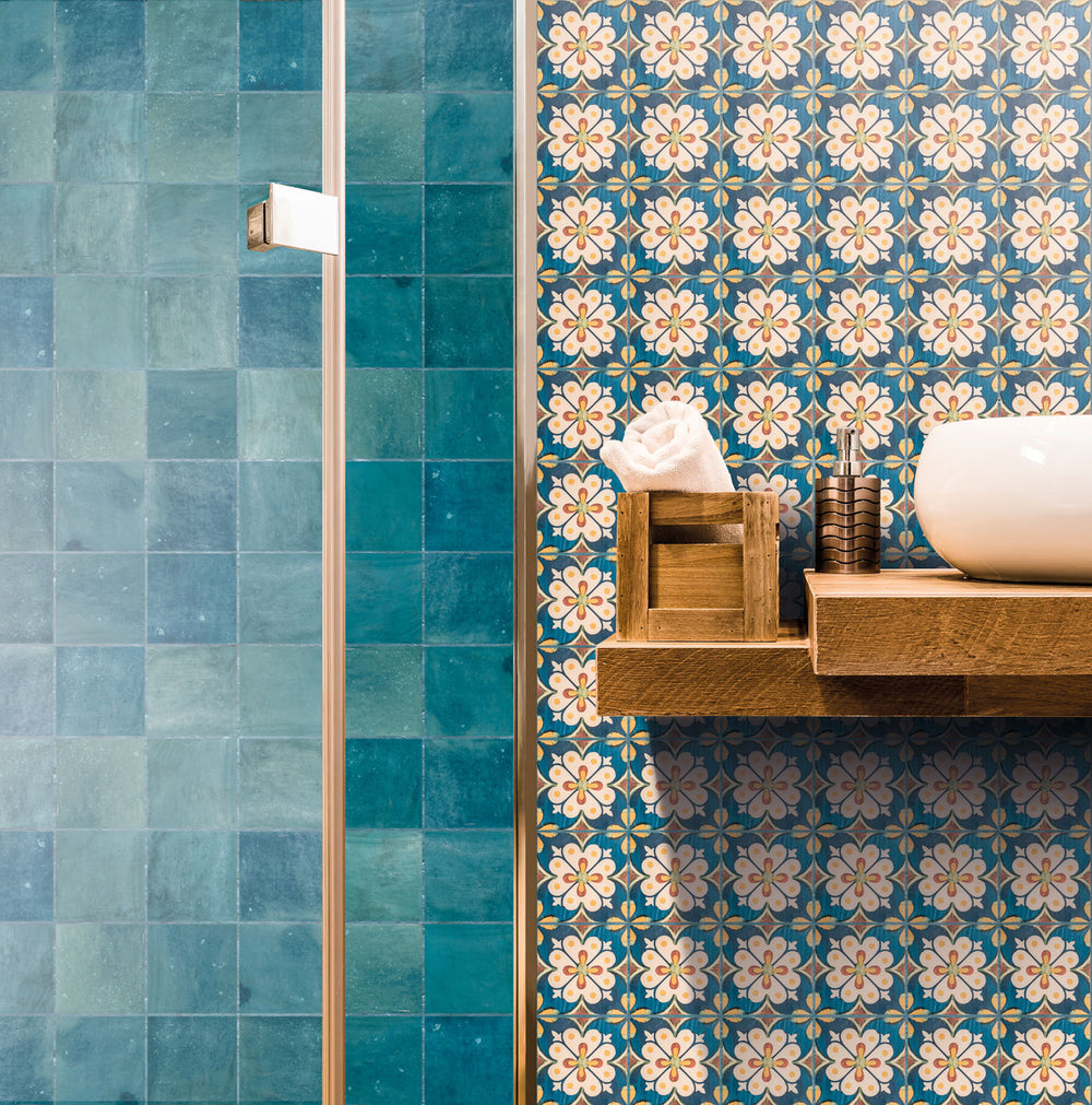 Marlow Matte 115x115mm Encaustic Look Tile