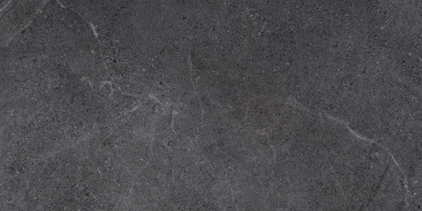 Enzo Coal SurfaceTec® 300x600mm Anti-Slip Stone Look Porcelain Tile