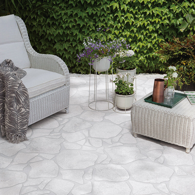 Enzo Moon SurfaceTec® Set Crazy Pave Anti-Slip Stone Look Porcelain Tile