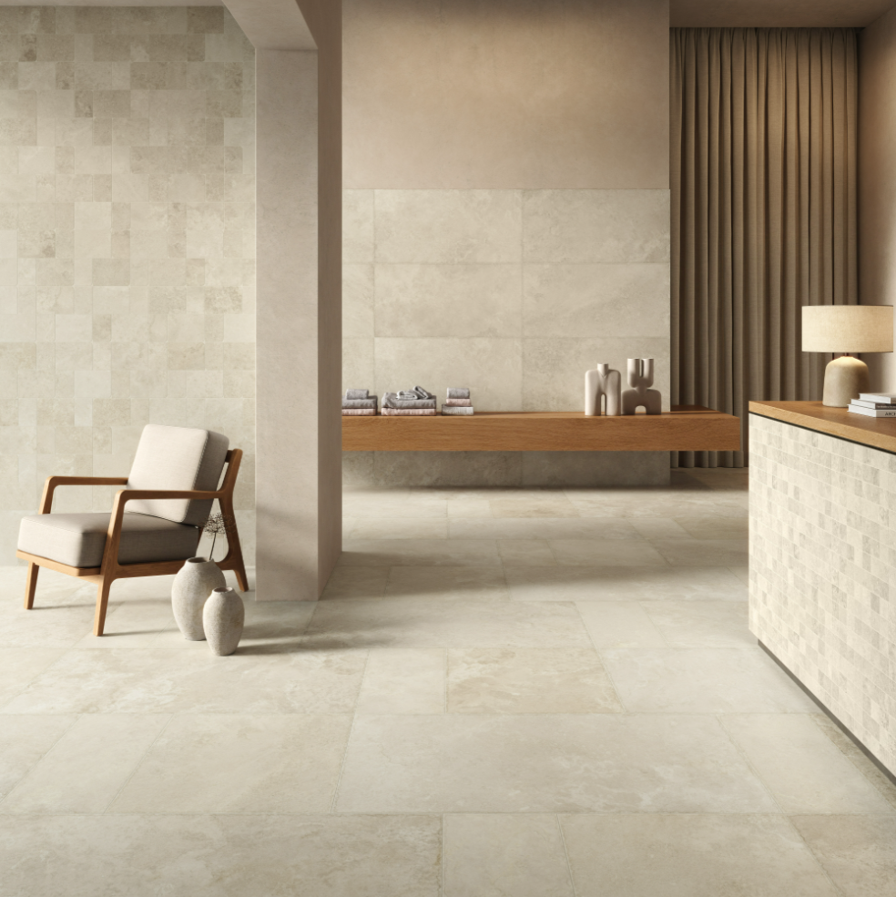Caesar Histoire Matt Stone Look Porcelain Tile