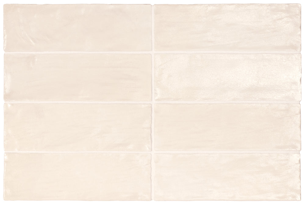 Iris Ivory 100x100mm Spanish Small Square Ceramic Wall Tile