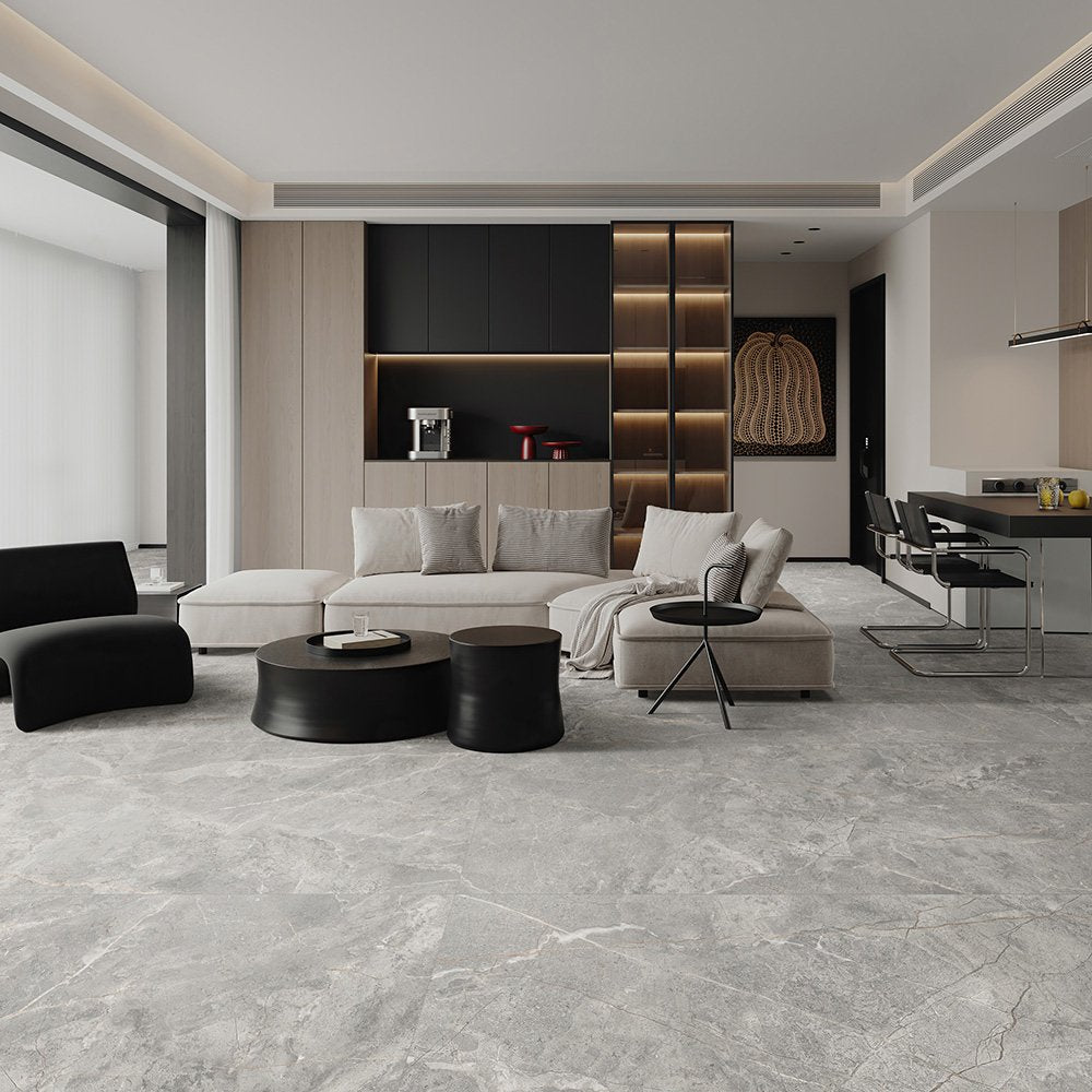 Kaolin Granito 600x1200 Grigio Silktec