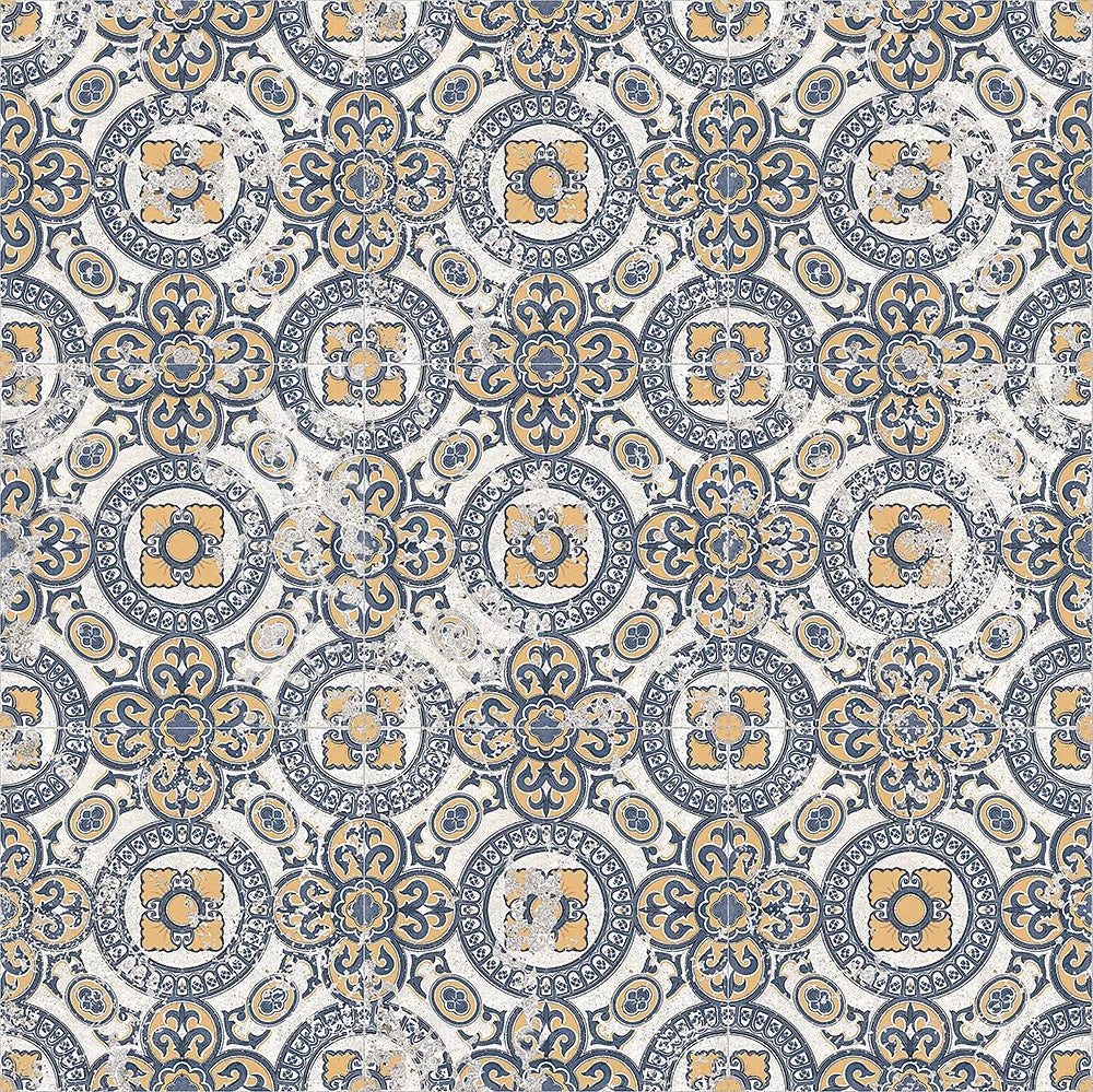 Mystique 205x205mm Vintage Encaustic Look Tile