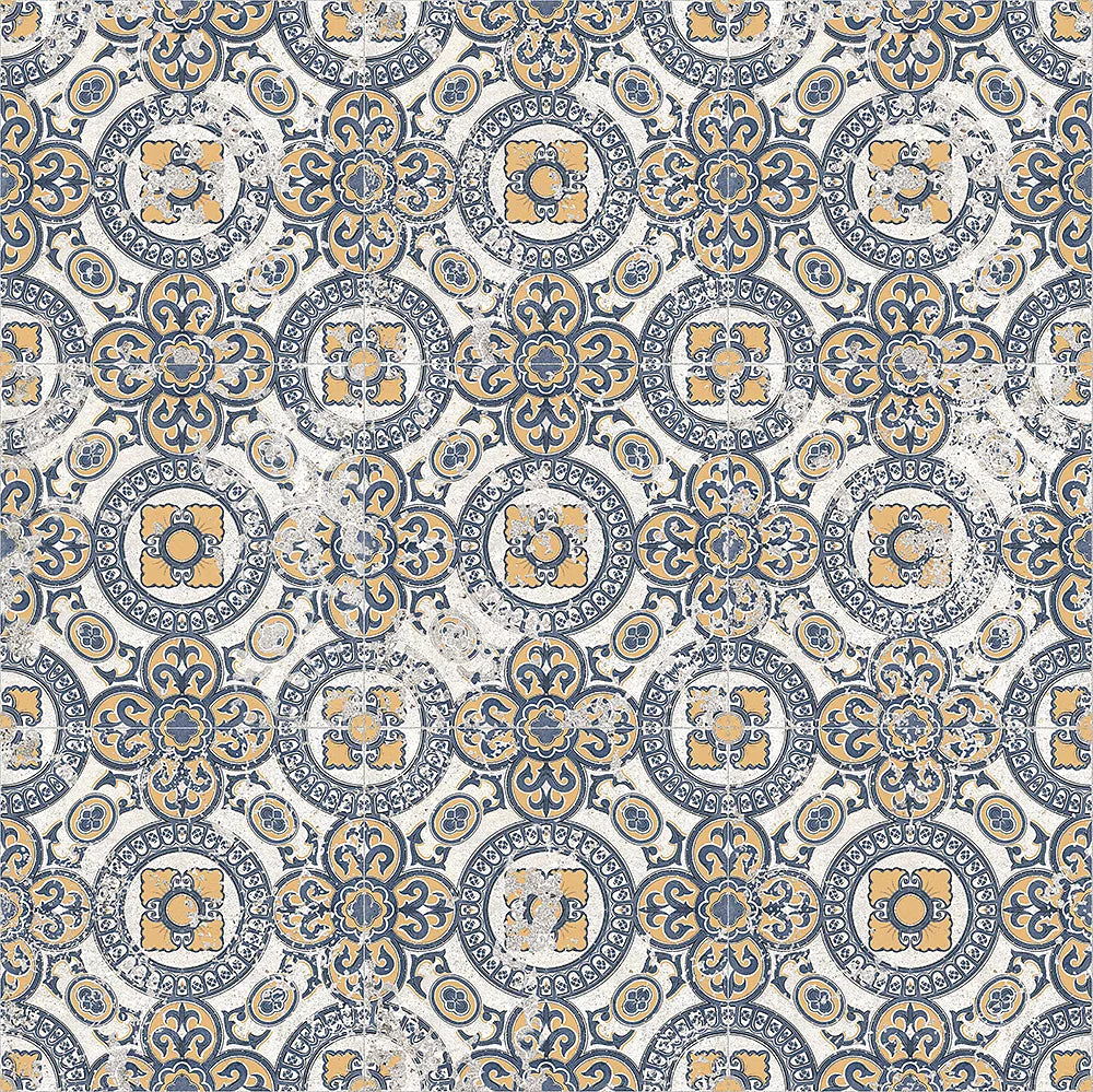 Mystique Braga 205x205mm Vintage Encaustic Look Tile