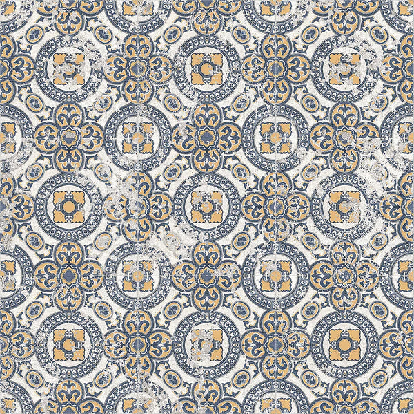 Mystique Braga 205x205mm Vintage Encaustic Look Tile