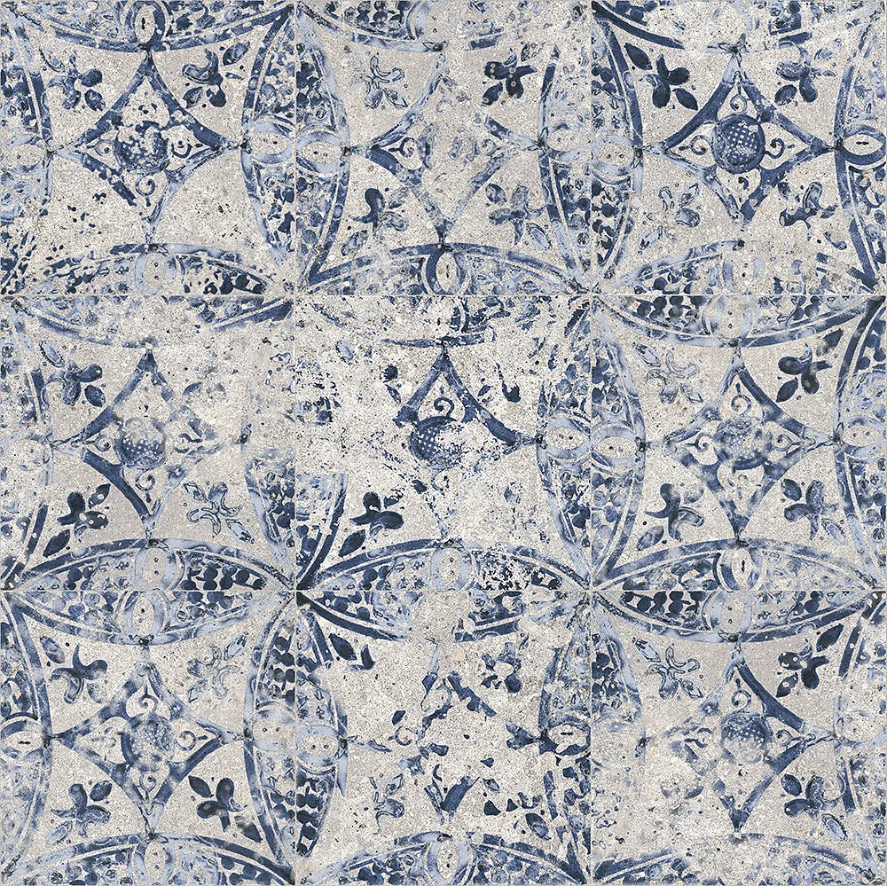 Mystique 205x205mm Vintage Encaustic Look Tile