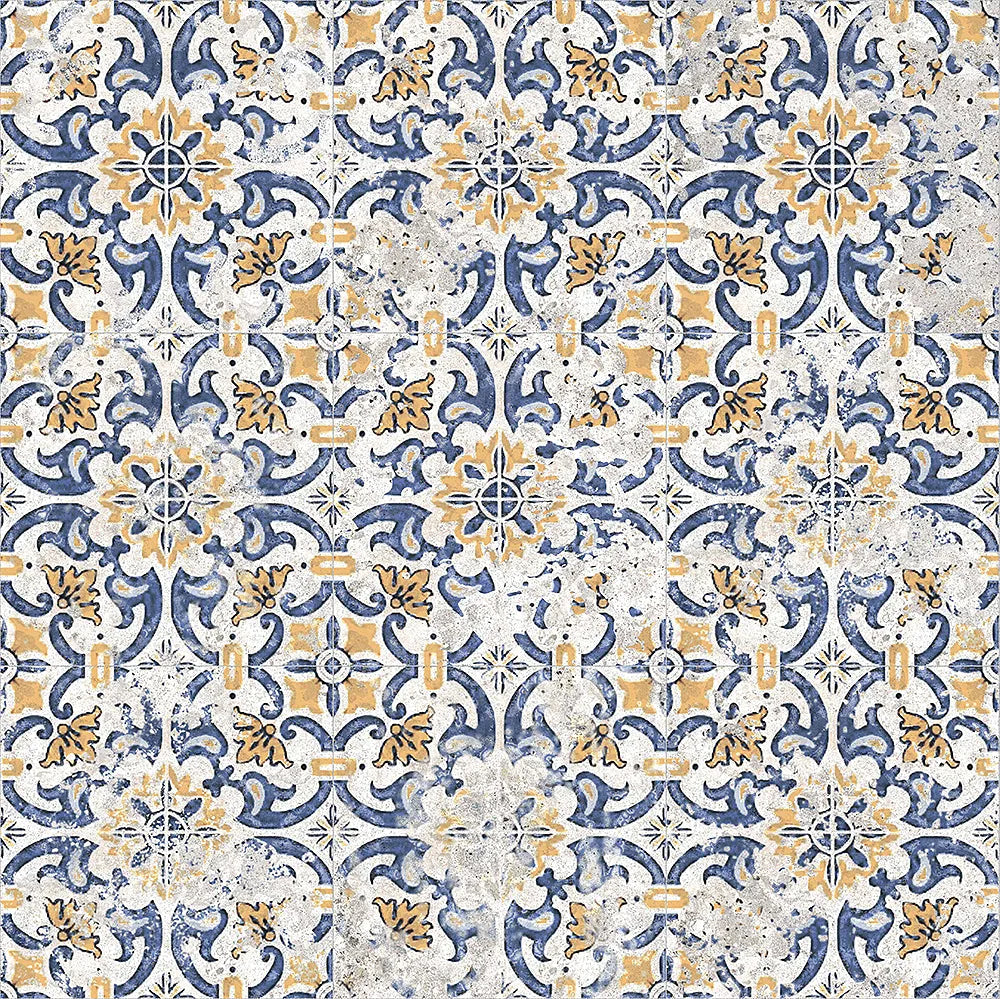Mystique 205x205mm Vintage Encaustic Look Tile