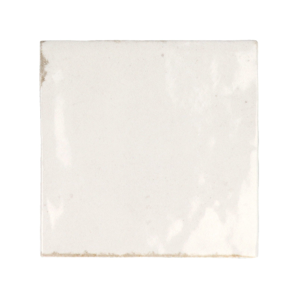 Majorca White Gloss Porcelain Square Wall Tile 100x100mm