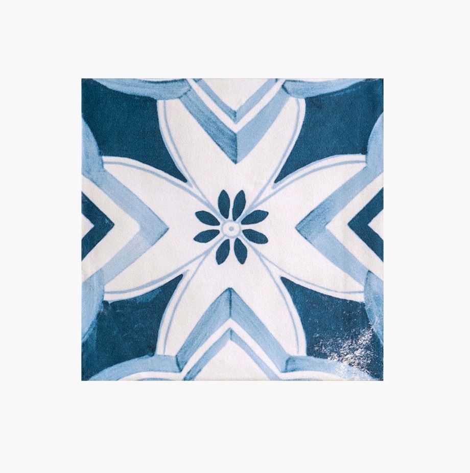 Marlow Matte 115x115mm Encaustic Look Tile