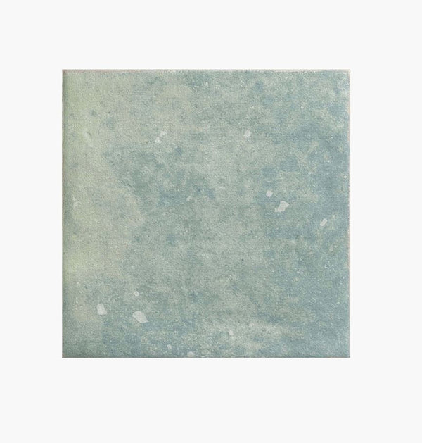 Marlow Seafoam Green Matte 115x115mm Encaustic Look Tile