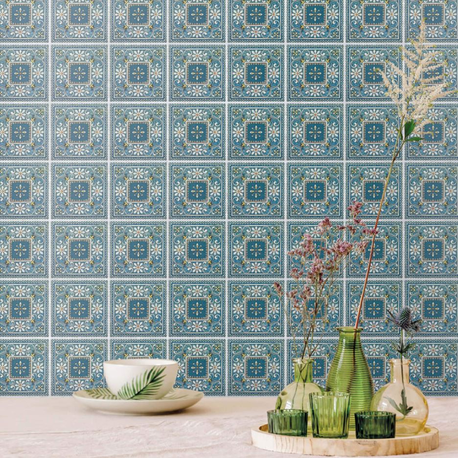 Marlow Matte 115x115mm Encaustic Look Tile
