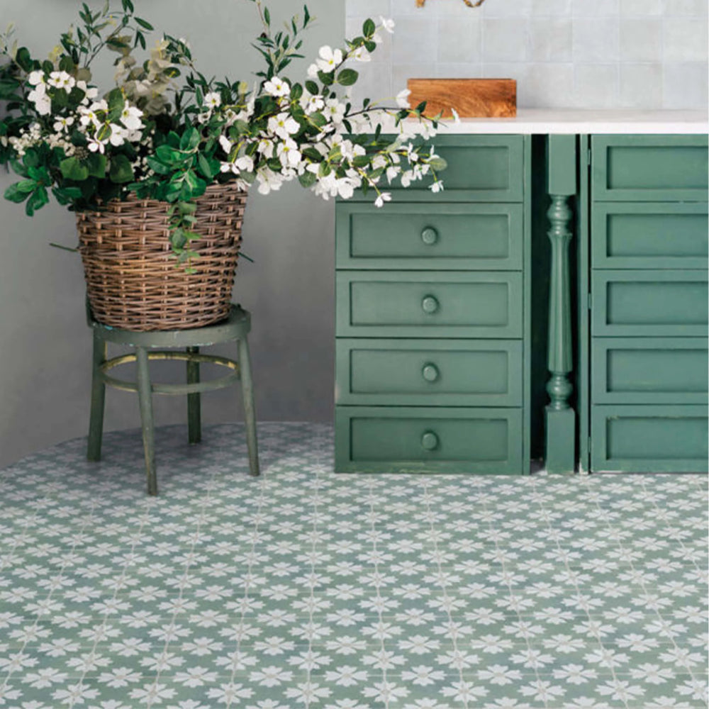 Marlow Matte 115x115mm Encaustic Look Tile