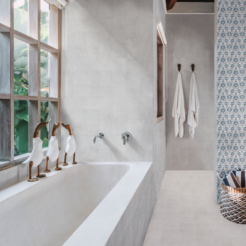Marlow Matte 115x115mm Encaustic Look Tile