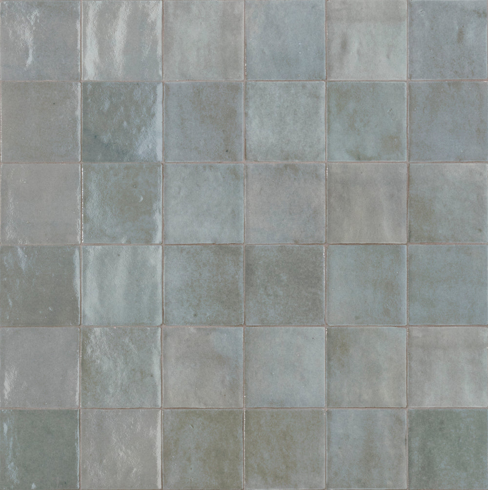 MÃ©lange Gloss 100x100mm Handmade Look Beige Ceramic Tile