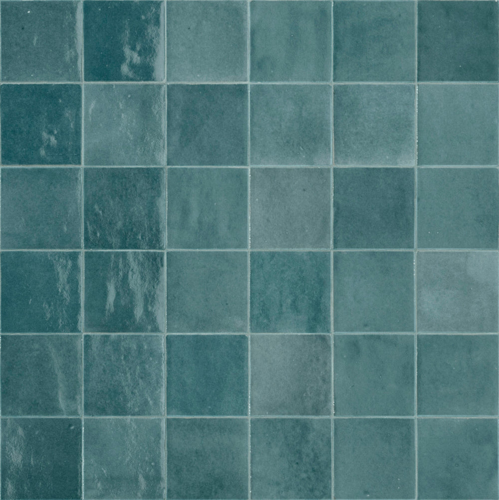 MÃ©lange Gloss 100x100mm Handmade Look Beige Ceramic Tile