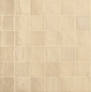 MÃ©lange Gloss 100x100mm Handmade Look Beige Ceramic Tile