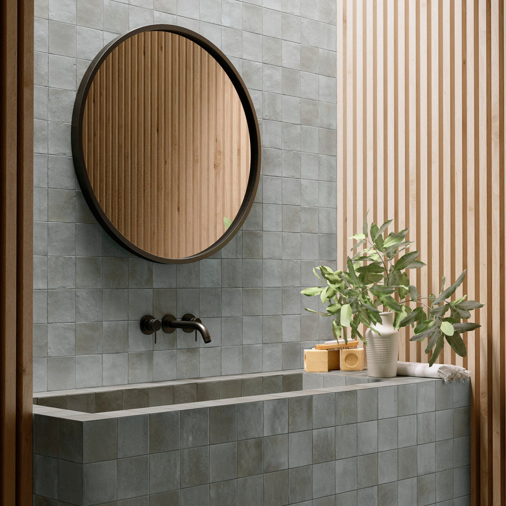 MÃ©lange Gloss 100x100mm Handmade Look Beige Ceramic Tile