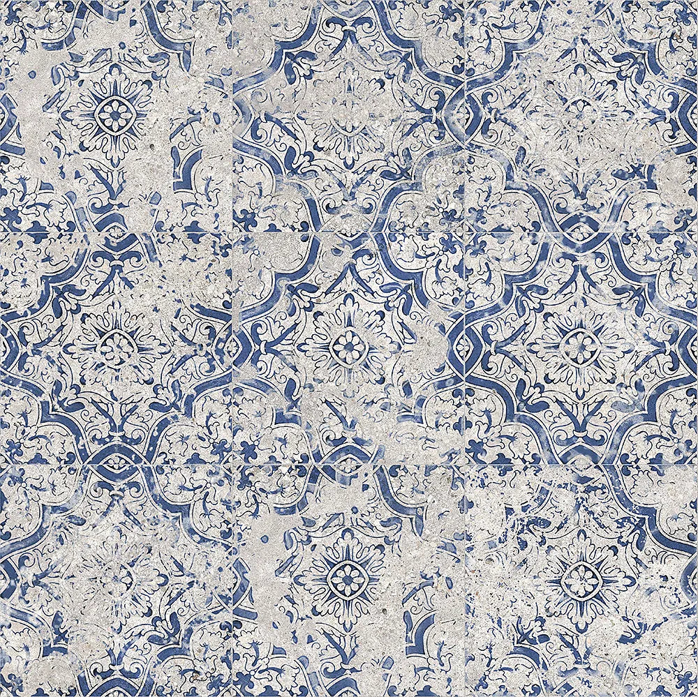 Mystique 205x205mm Vintage Encaustic Look Tile