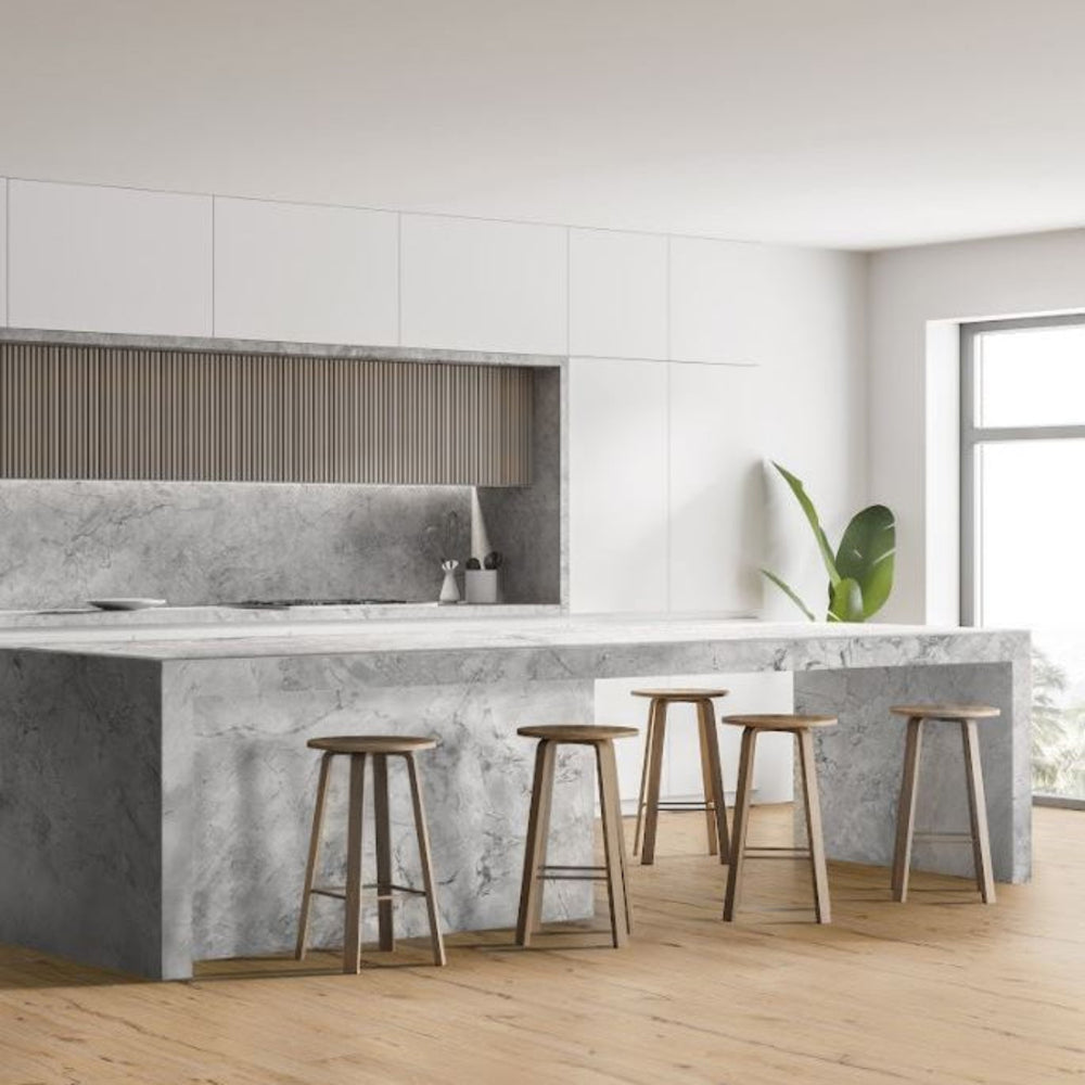 Aurora Invisible Grey 600x1200mm Marble Look Tile