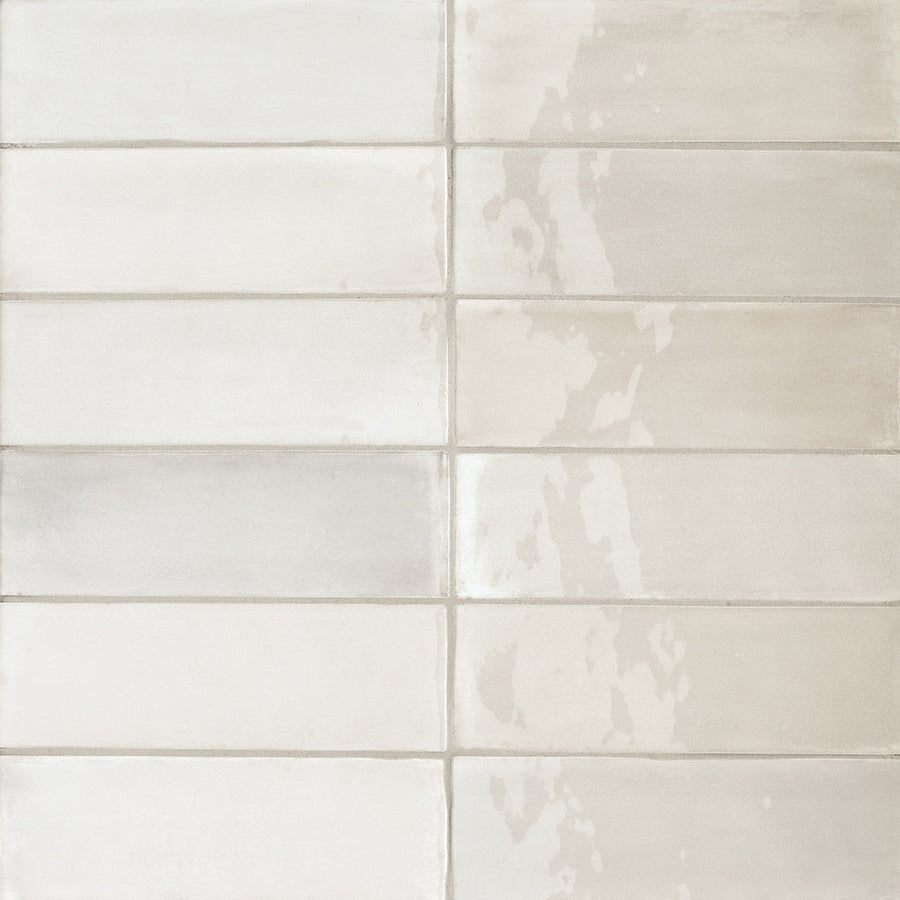 T-Brick Seashell Gloss 52x160mm Handmade Look Ceramic Subway Tile
