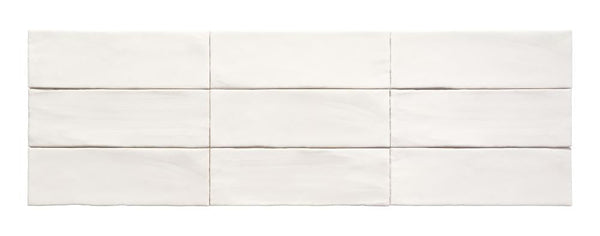 Tabarca Blanco Matt 75x230mm Handmade Look White Matt Subway Tile