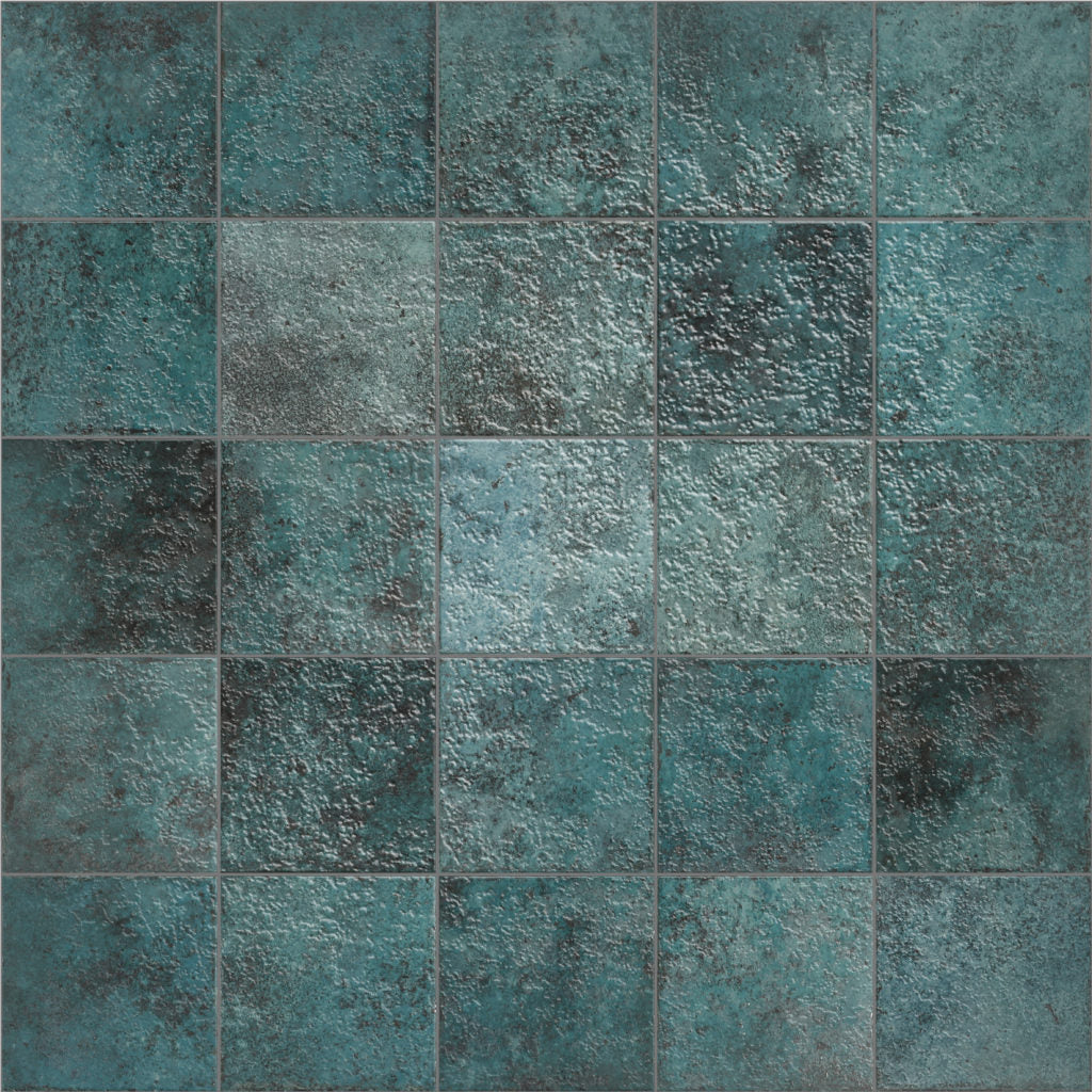 Tahiti 147x147 Gloss Turquoise
