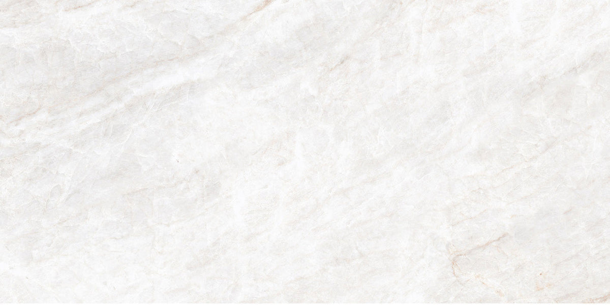 Taj Mahal Bianco SilkTec 300x600mm Marble Look Porcelain Tile