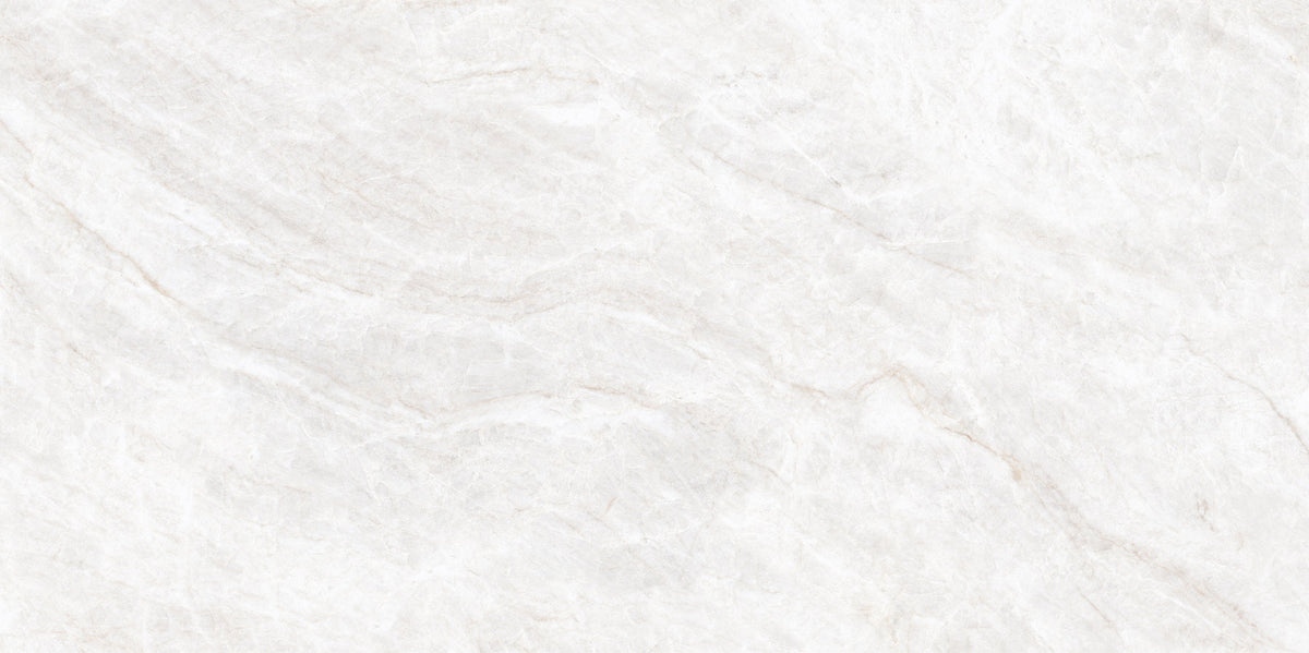 Taj Mahal Bianco SilkTec 600x1200mm Marble Look Porcelain Tile